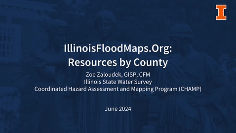 Thumbnail for IllinoisFloodMaps.org: Resources By County