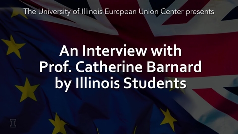 Thumbnail for Interview with Prof. Catherine Barnard, University of Cambridge, on the current state of Brexit, 4 Oct 2019