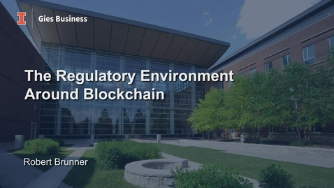 Thumbnail for entry M2M4L5 V3 - The Regulatory Environment Around Blockchain