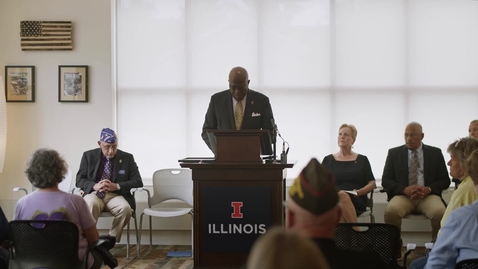 Thumbnail for University of Illinois Purple Heart university designation ceremony