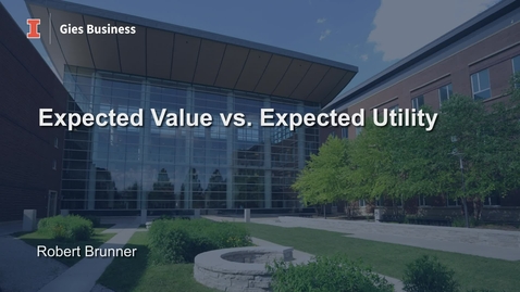 Thumbnail for entry Expected Value vs. Expected Utility