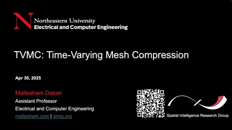 Thumbnail for TVMC□ Time-Varying 4D Mesh Compression 1.mp4