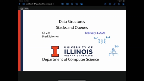 Thumbnail for CS 225 Spring 2026