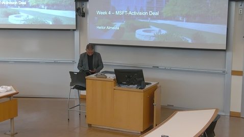 Thumbnail for Mergers &amp; Acquisitions Topics (FIN 527 C) Spring 2024
