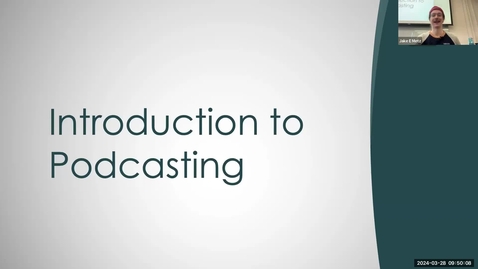 Thumbnail for entry Introduction to Podcasting