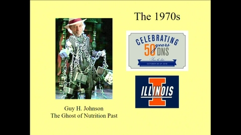 Thumbnail for DNS 50th Anniversary | The Ghost of Nutrition Past | Guy Johnson, Principal, Johnson Nutrition Solutions, LLC