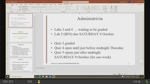 Thumbnail for ECE 508 E/ONL Fall 2021