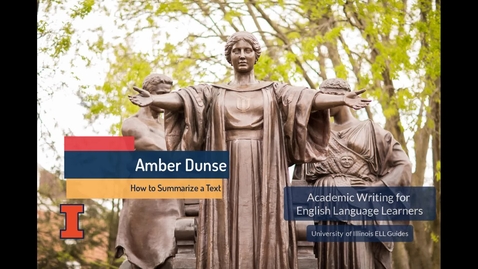 Thumbnail for How to Summarize a text