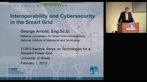 Thumbnail for entry Interoperability and Cybersecurity in the Smart Grid