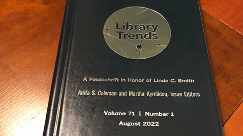 Thumbnail for Linda C. Smith Festschrift Presentation, June 25, 2023, American Writers Museum (de-noised)