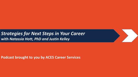 Thumbnail for Strategies for Next Steps in Your Career