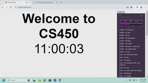 Thumbnail for Lecture 21 (November 5, via lecture capture)