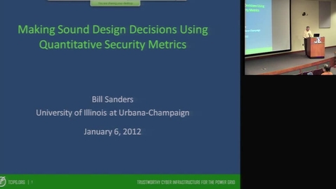 Thumbnail for entry Making Sound Design Decisions Using Quantitative Security Metrics