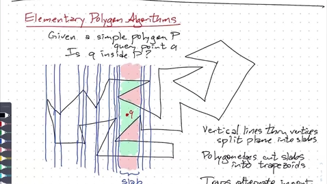 Thumbnail for Feb 09: Elementary polygon algorithms