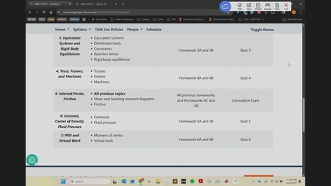 Thumbnail for TAM 210 Fall 2025