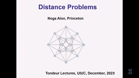 Thumbnail for Tondeur Lecture Part 2, Dec. 6, 2023