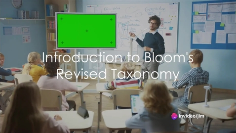 Thumbnail for entry Decoding Bloom's Revised Taxonomy inVideo Demo