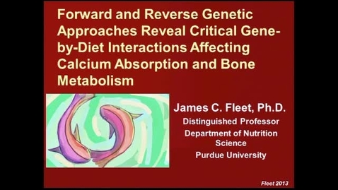 Thumbnail for entry 2013 Annual Nutrition Symposium Keynote - Division of Nutritional Sciences