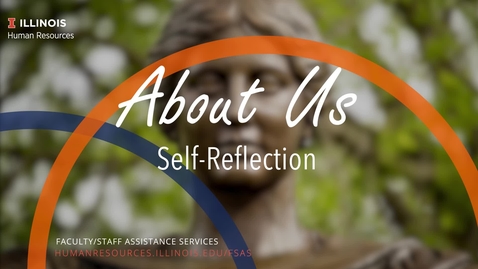 Thumbnail for entry About Us: Self-Reflection