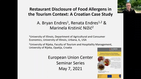 Thumbnail for Restaurant Disclosures of Food Allergens in the Tourism Context: A Croatian Case Study