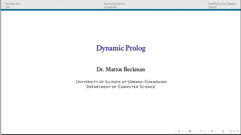 Thumbnail for Dynamic Prolog