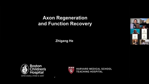 Thumbnail for entry NEUR 520, Section SEM - &quot;Axon regeneration and functional recovery,&quot; Zhigang He, PhD, BM, Professor, Harvard Medical School, 1/26/2021