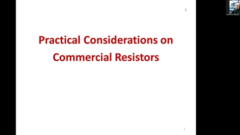 Thumbnail for entry ECE 205 - PracticalResistors