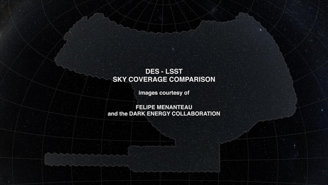 Thumbnail for entry Dark Energy Survey to Large Synoptic Survey Telescope Sky Coverage Comparison