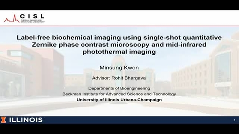 Thumbnail for BIOE 500 Spring 2026 - Graduate Student Minsung Kwon