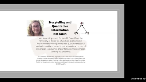 Thumbnail for iConference Storytelling and Qualitative Information Research-McDowell 28feb22