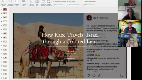 Thumbnail for HGMS workshop: How Race Travels: Viewing Israel through a Colored Lens with Bryan Roby