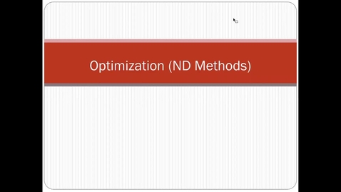 Thumbnail for entry Optimization-Part3