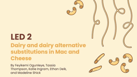 Thumbnail for FSHN 419 LED 2 Group 3 Fall 2025