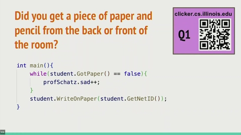 Thumbnail for Intro to Computer Science II (CS 128 BL1) (CS 128 BL2) Fall 2024