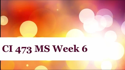 Thumbnail for CI 473 MS Week 6