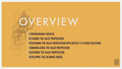 Thumbnail for Designing Communicating and Delivering the Value Proposition