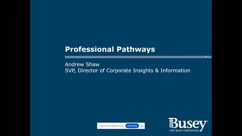 Thumbnail for Andrew Shaw - Professional Pathways Speaker Series [Zoom Recording]
