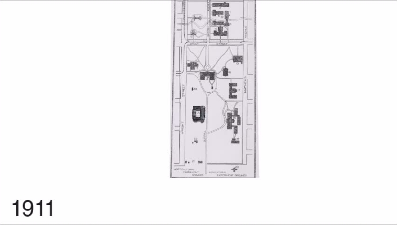 English Building 1911,  3D model - University Sesquicentennial Celebration (Source)