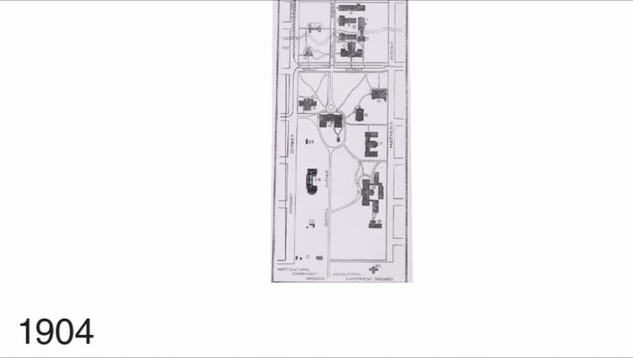 English Building 1904-1911, 3D model - University Sesquicentennial Celebration (Source)