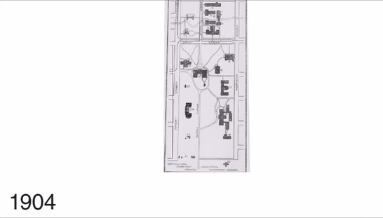 English Building 1904-1911, 3D model - University Sesquicentennial Celebration (Source)