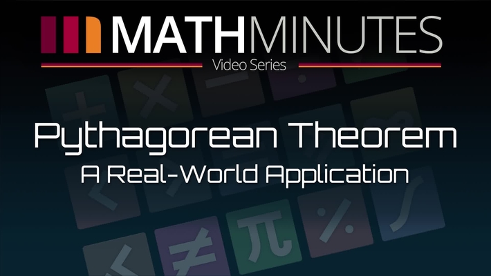 MathMinutes24-Pythagorean Theorem Application