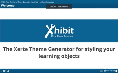 Xhibit App Theme Generator For Xerte Mediaspace The