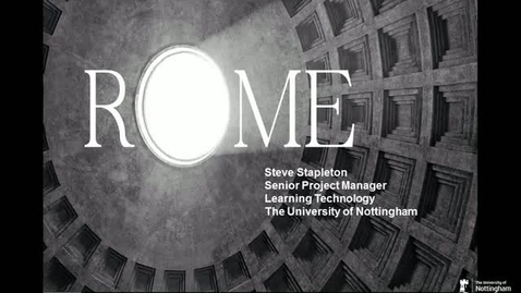 Thumbnail for entry ROME Project