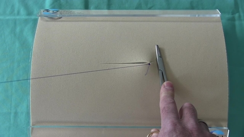 Thumbnail for Performing a sliding self-locking knot