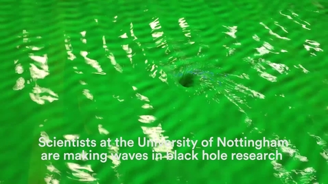 Thumbnail for entry Scientists make waves with black hole research