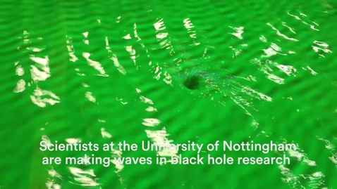 Thumbnail for Scientists make waves with black hole research