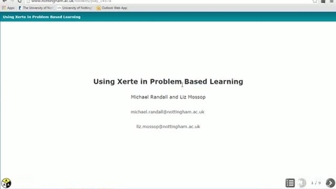 Thumbnail for Problem-based learning in Xerte
