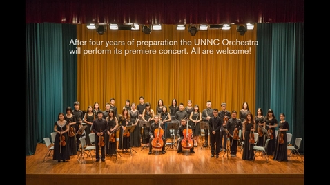 Thumbnail for entry UNNC orchestra plays its first-ever headline concert