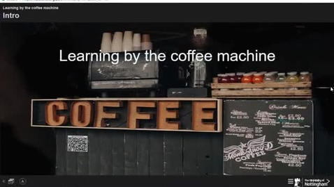 Thumbnail for entry Learning by the coffee machine