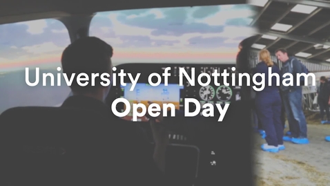 Thumbnail for Open Days at UoN